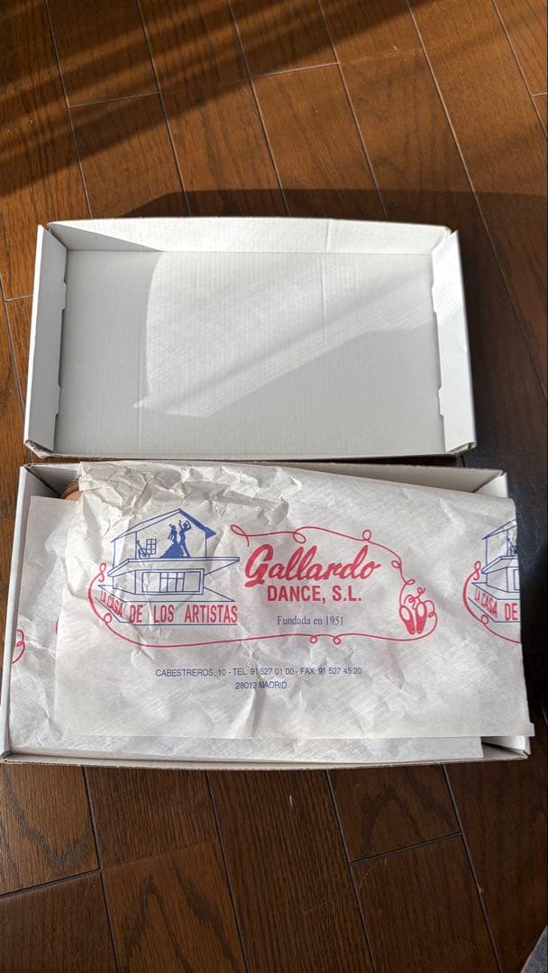 【未使用】フラメンコシューズ Gallardo24.5〜25.0 （値段交渉可）