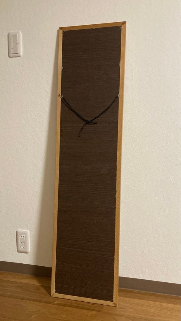 木製壁掛けミラー 約120cm 全身の映る姿見鏡