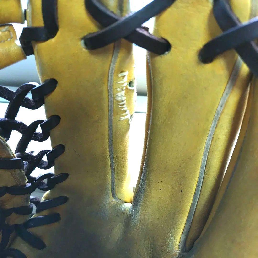Slugger 硬式グローブ イエロー 外野手用