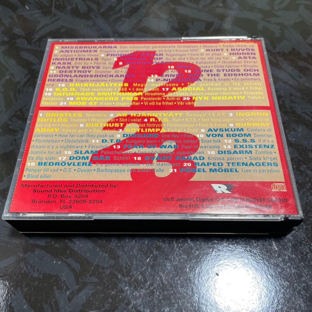 スウェディッシュ・ハードコア名作コンピ　really fast vol1,2,3