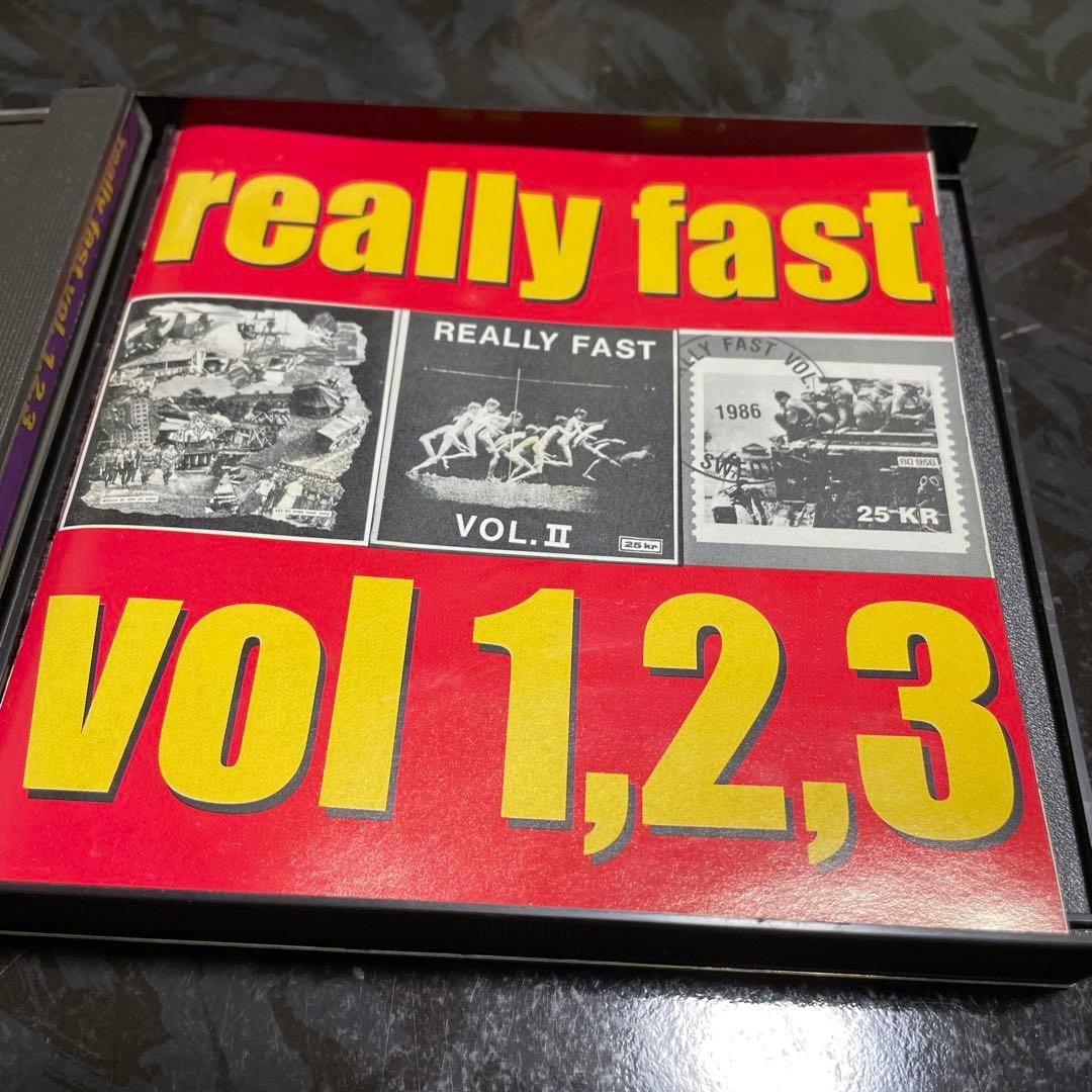 スウェディッシュ・ハードコア名作コンピ　really fast vol1,2,3
