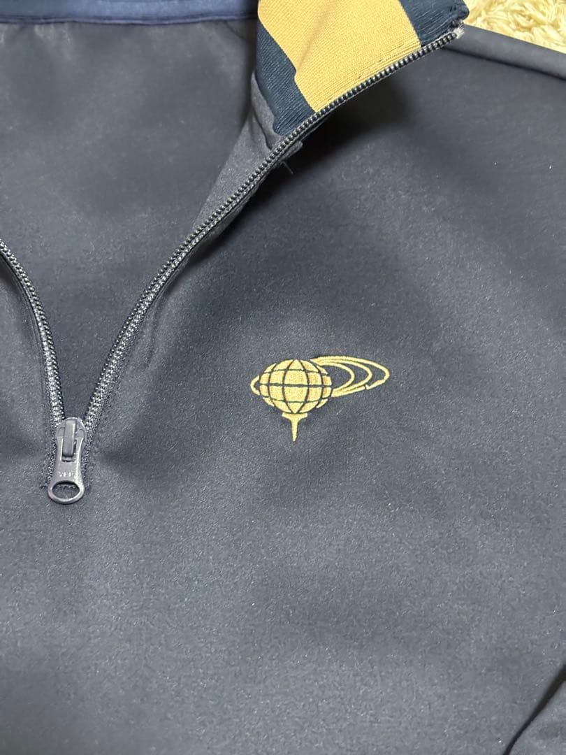 BEAMS GOLF ハーフジップ ジャージ S ネイビー