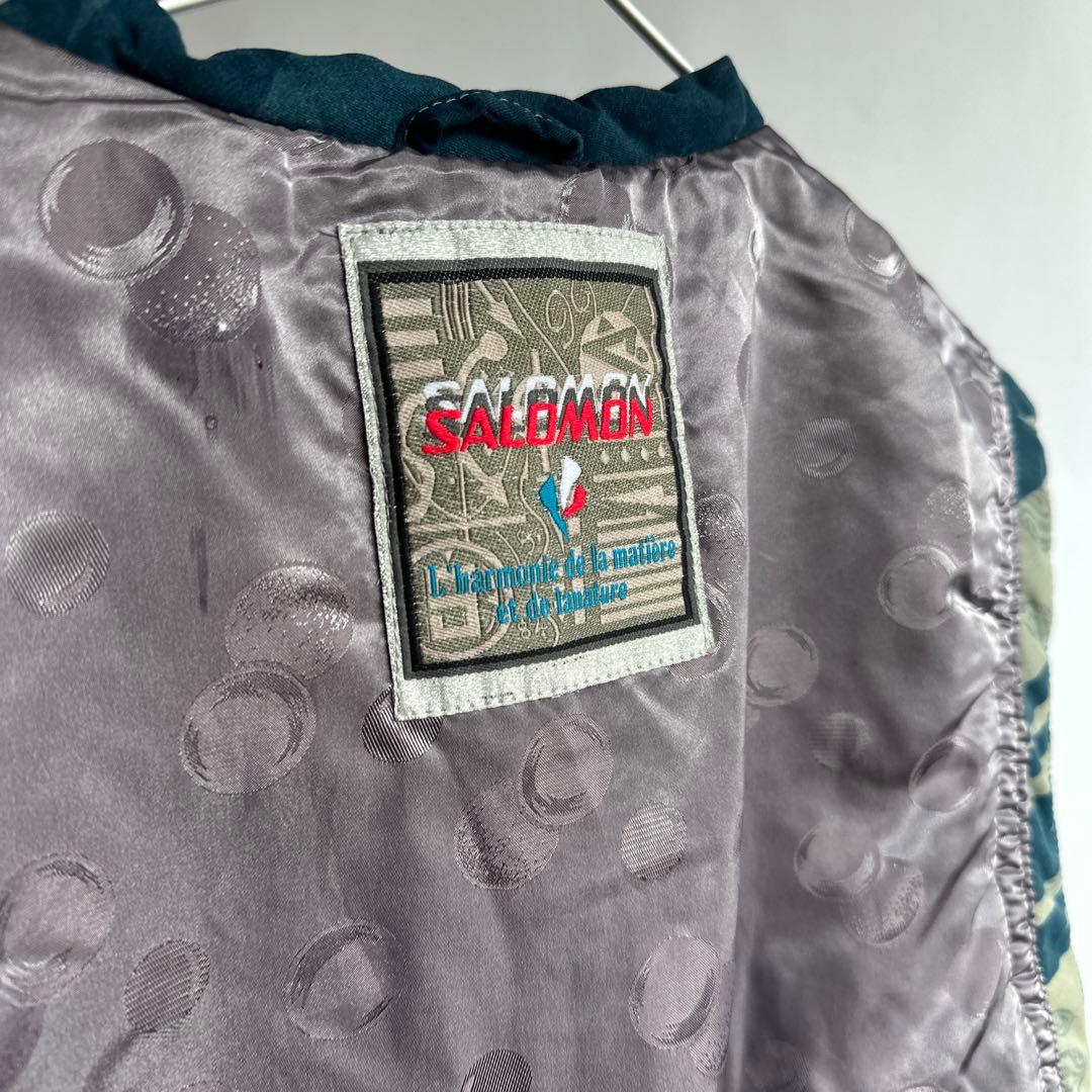 Nais SALOMON 刺繍リバーシブルベストスカジャンビンテージ レア