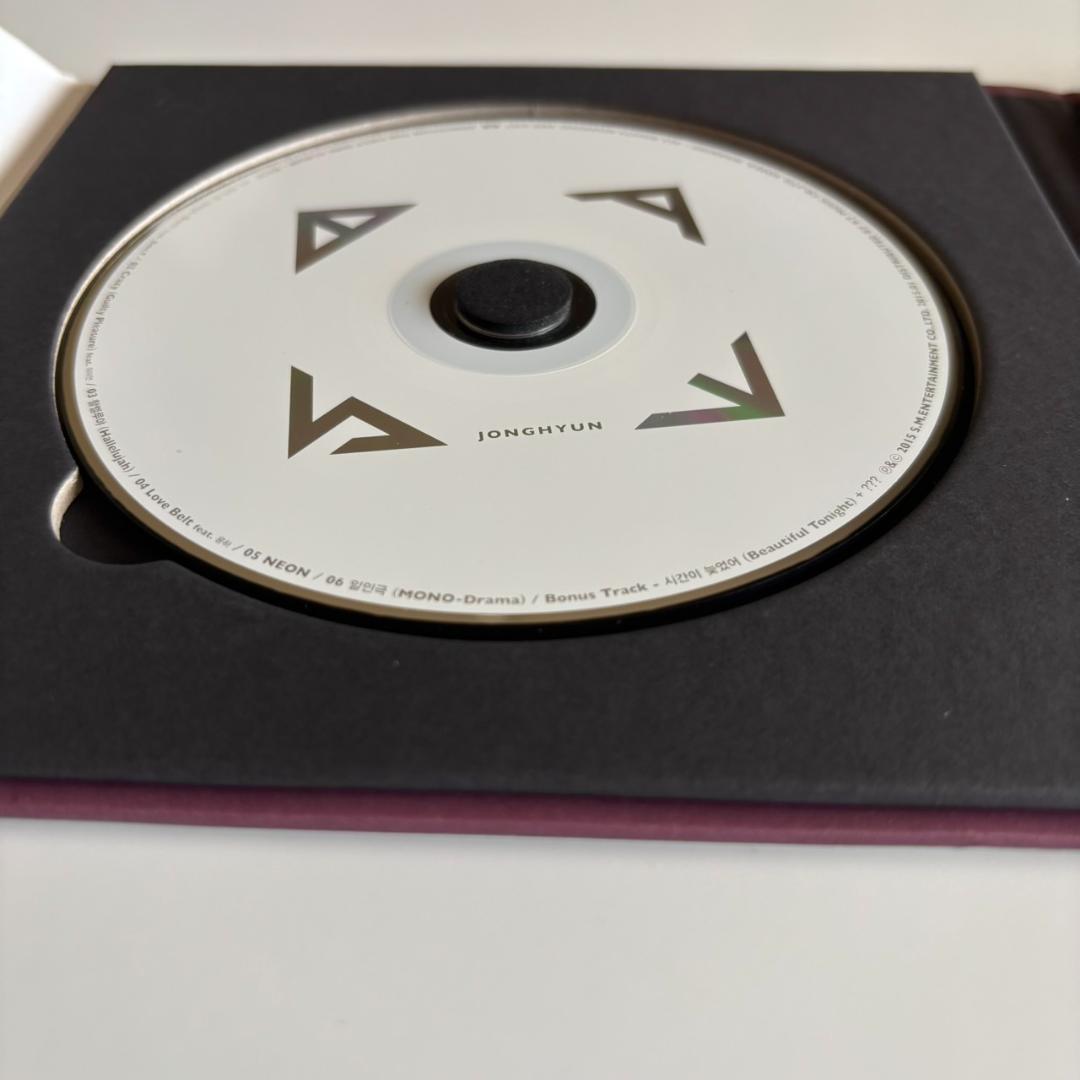 SHINee ジョンヒョン BASE 直筆サイン入りCD 本人サイン