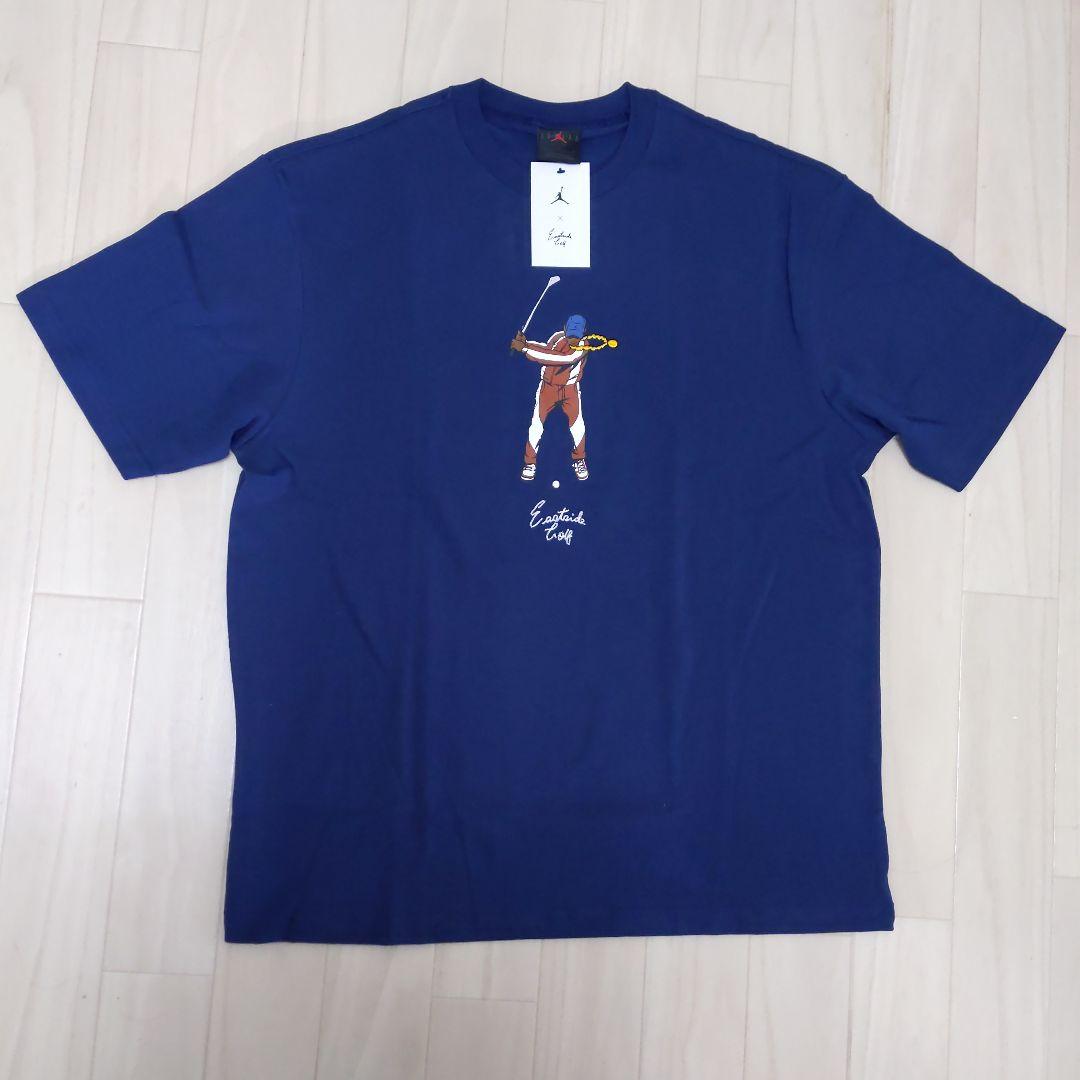 値下げ【レア】JORDANジョーダン × イーストサイドゴルフ Ｔシャツ 紺 M