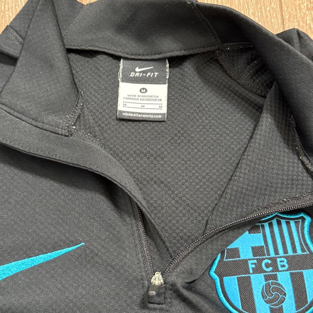 美品 Nike FC Barcelona ハーフジップジャージ ドリルトップ M