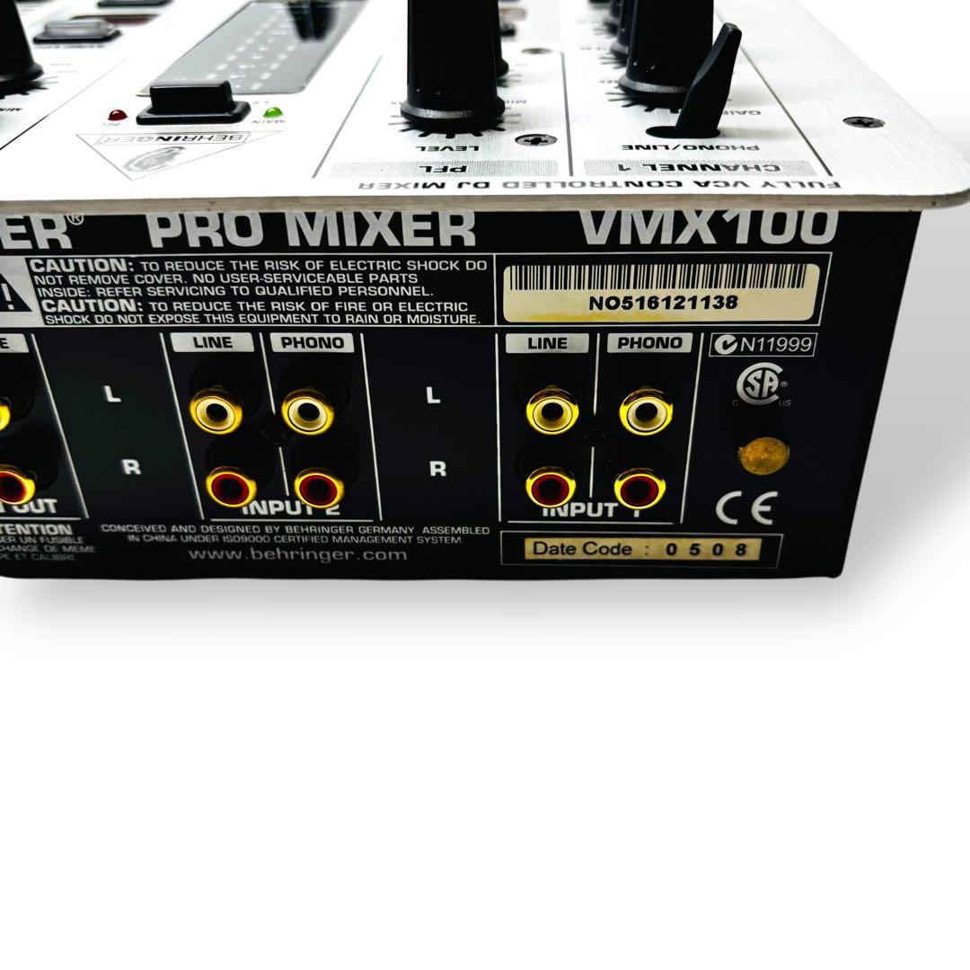 【動作確認済み】ベリンガー BEHRINGER DJミキサー VMX100