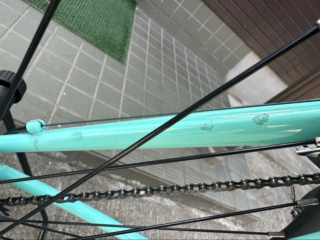 Bianchi ビアンキ　ベルガモ　完成車　チェレステ
