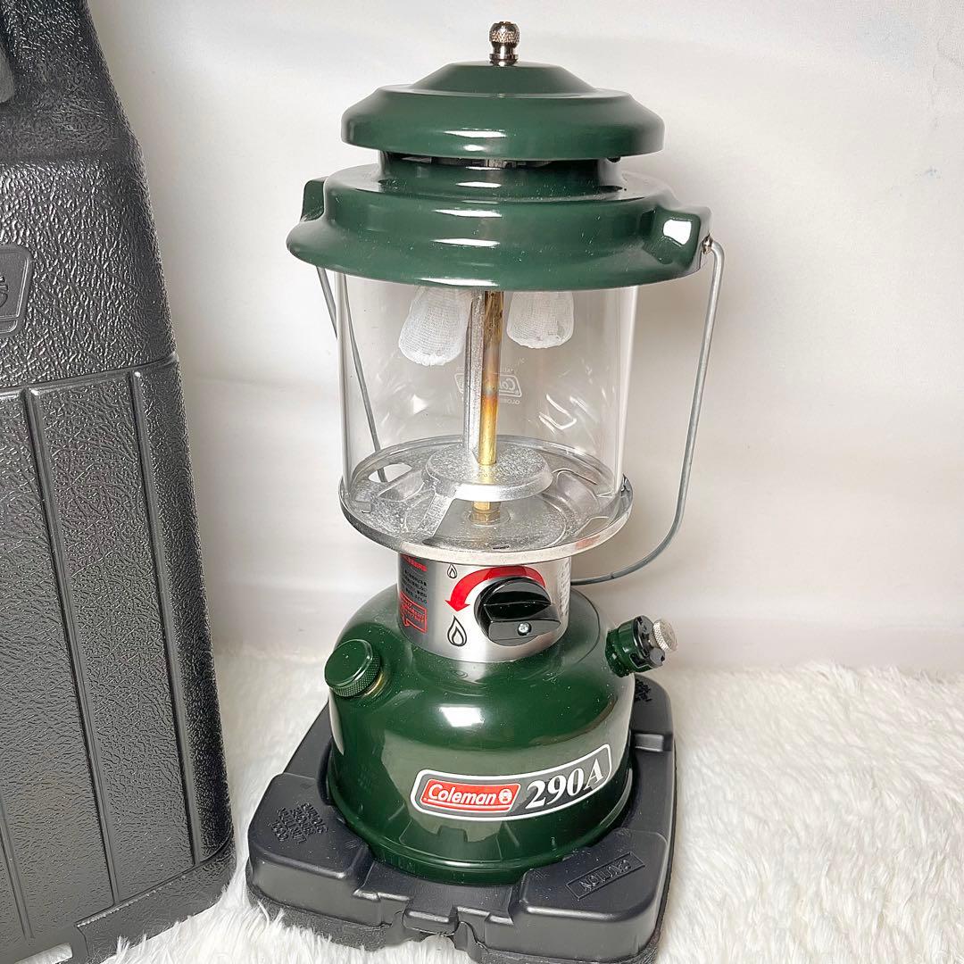 【良品】Coleman コールマン 290A ツーマントルランタン ケース付