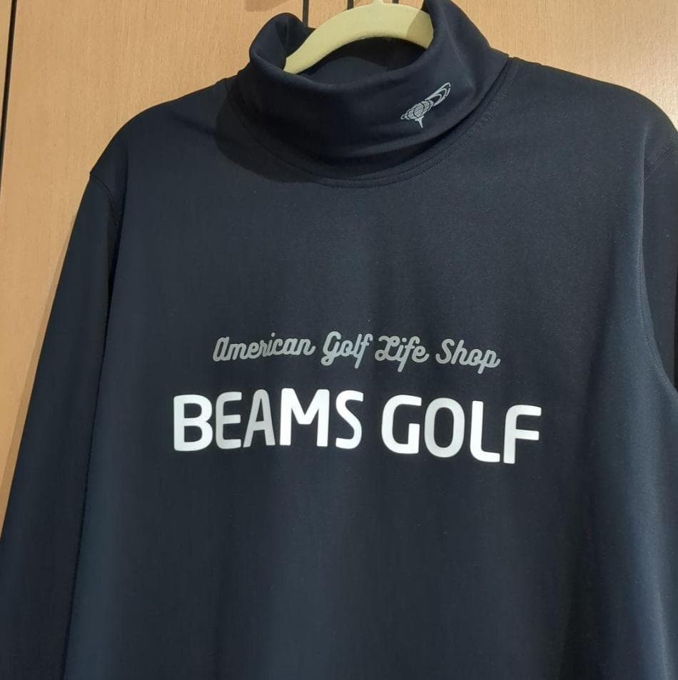 BEAMS GOLF タートルネック L 黒