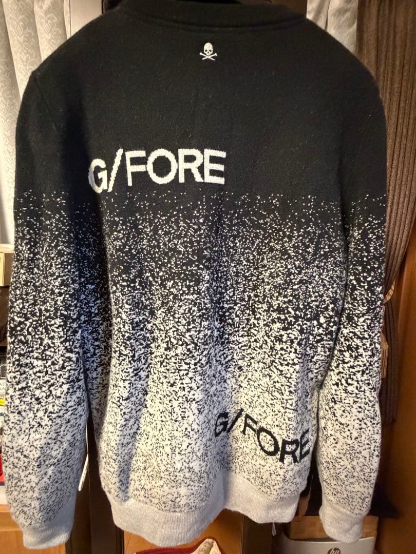 G/FORE メンズ裏地付きグラデーションセーター 【美品】