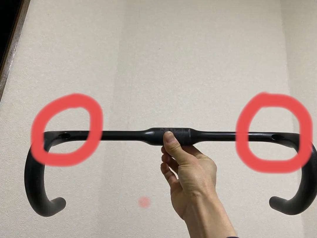 カーボン エアロハンドル 31.8mm ハンドルバーの幅40cm