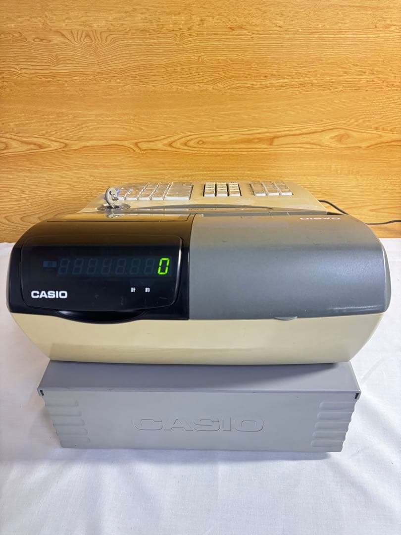 【鍵・通電確認済】CASIO カシオ 電子レジスター TE-2100 初期化済み