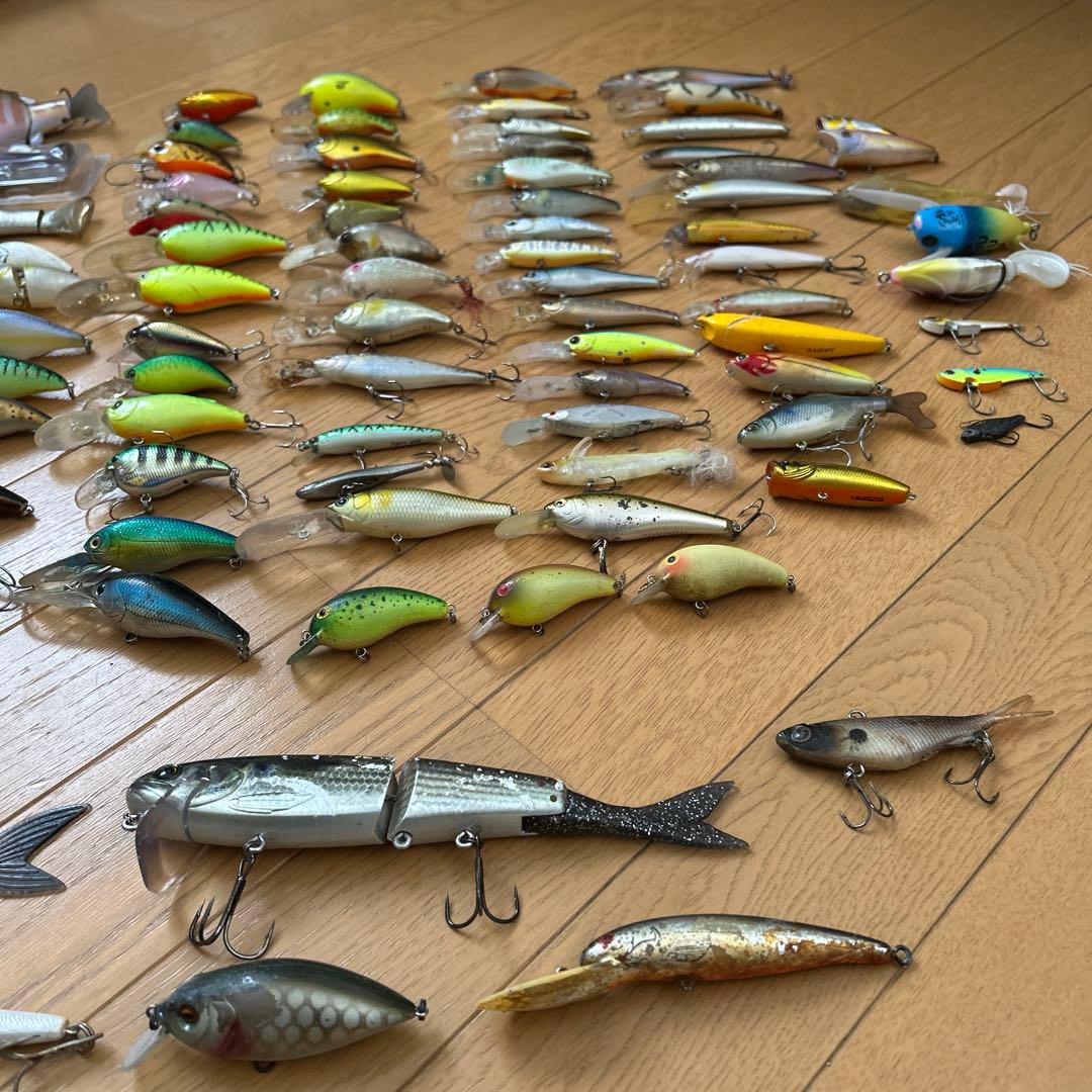 バス釣り引退セット　バス釣りルアーまとめ