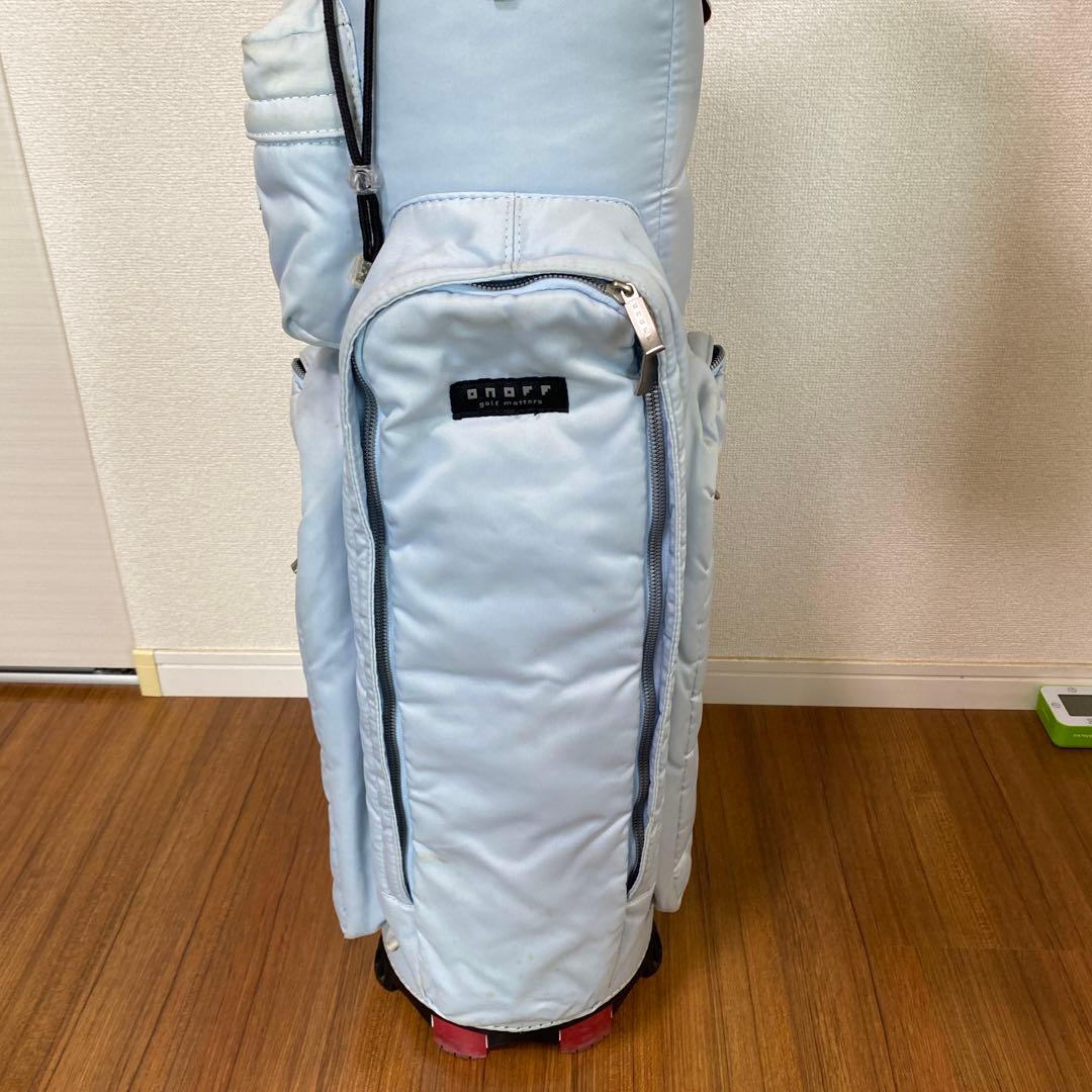onoff ゴルフバッグ・キャディバッグ ライトブルー