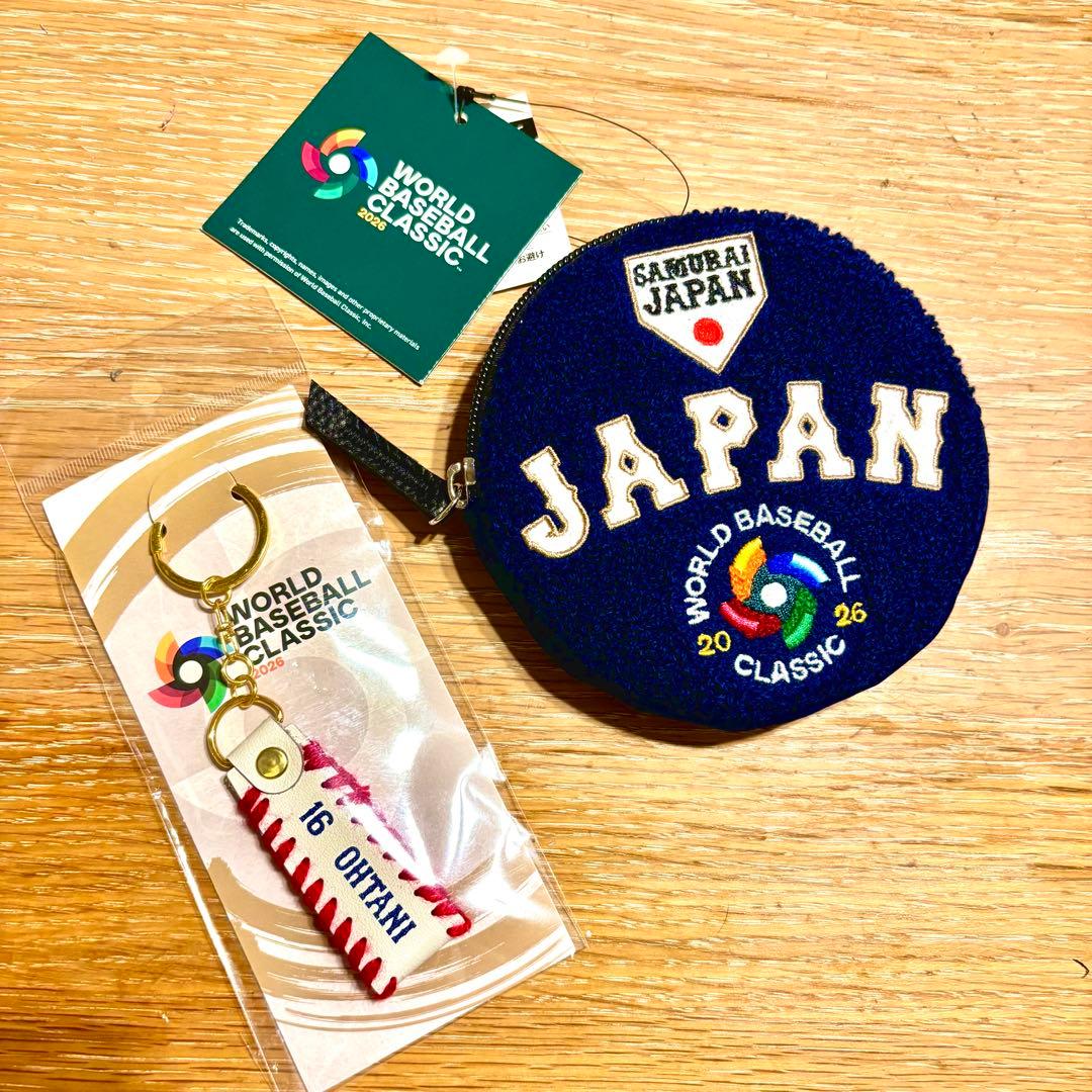 WBC 2026 大谷翔平 サークルさがらポーチ +本革キーチェーン