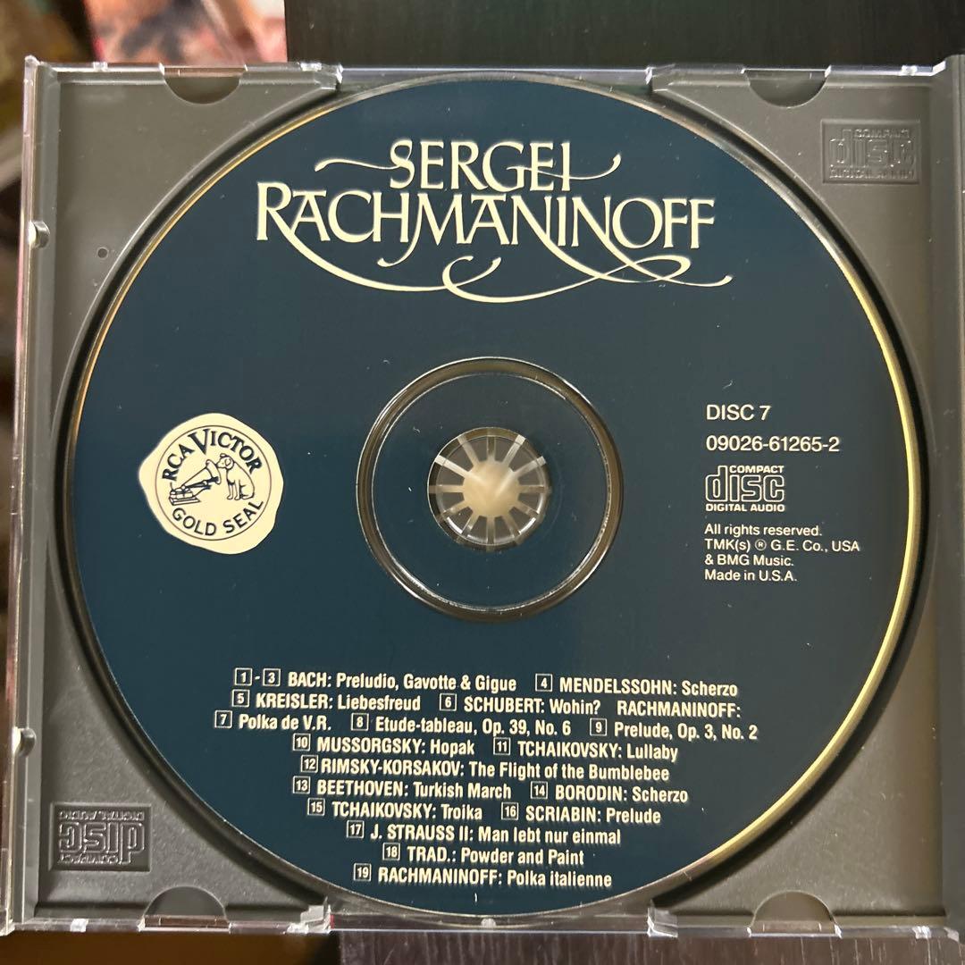 SERGEI RACHMANINOFF The Complete 10枚組