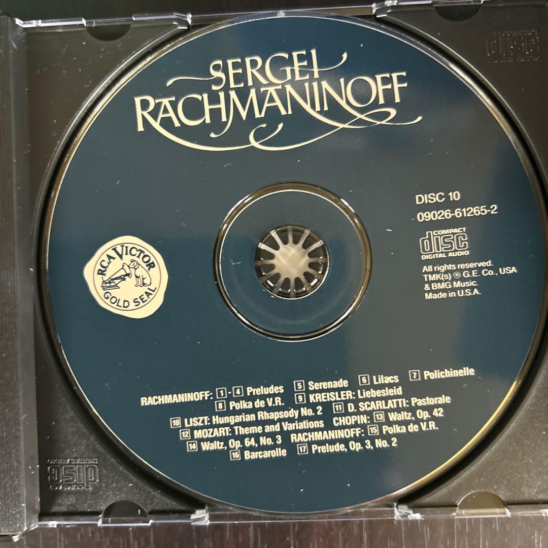 SERGEI RACHMANINOFF The Complete 10枚組