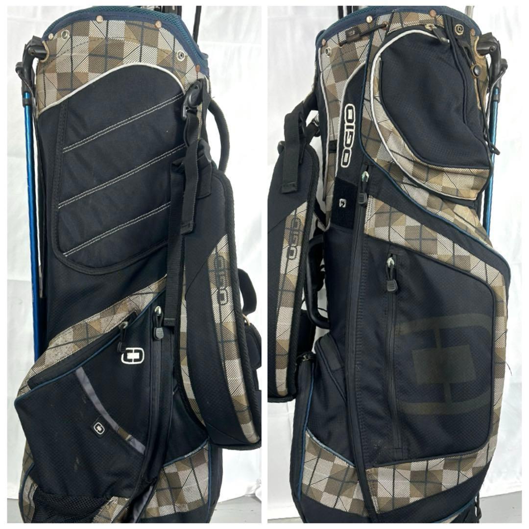 本格派 メンズゴルフクラブ 13本 フルセット ゴルフセット OGIO 初心者向