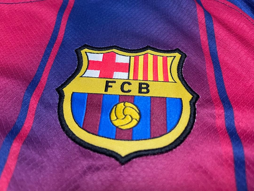 【長袖】①25/26 FC バルセロナ ホーム ユニフォームL 新品