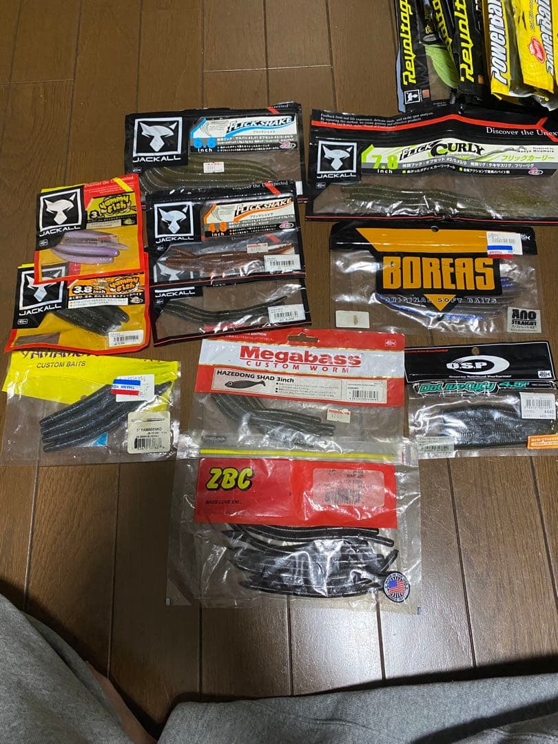 バス釣り引退セット　ソフトルアー　ワーム　40袋くらい