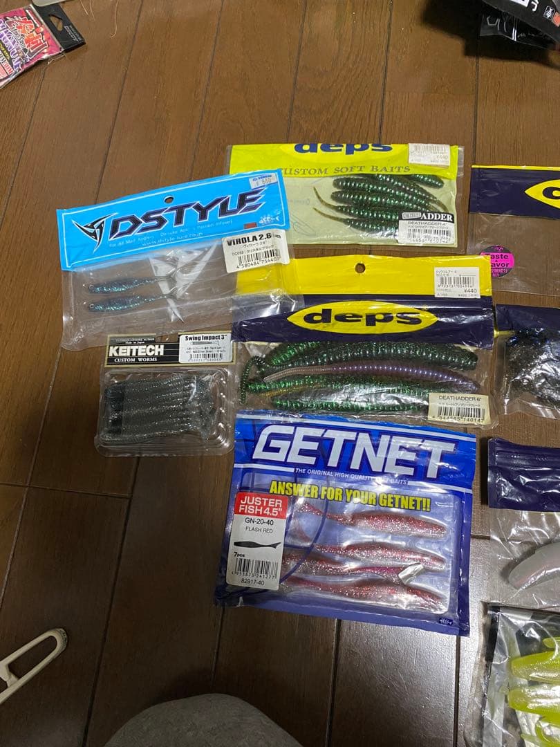 バス釣り引退セット　ソフトルアー　ワーム　40袋くらい