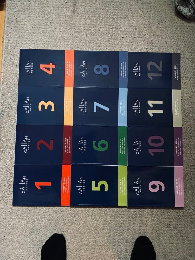カラン　CALLAN METHOD 学生用テキストブック 全12巻