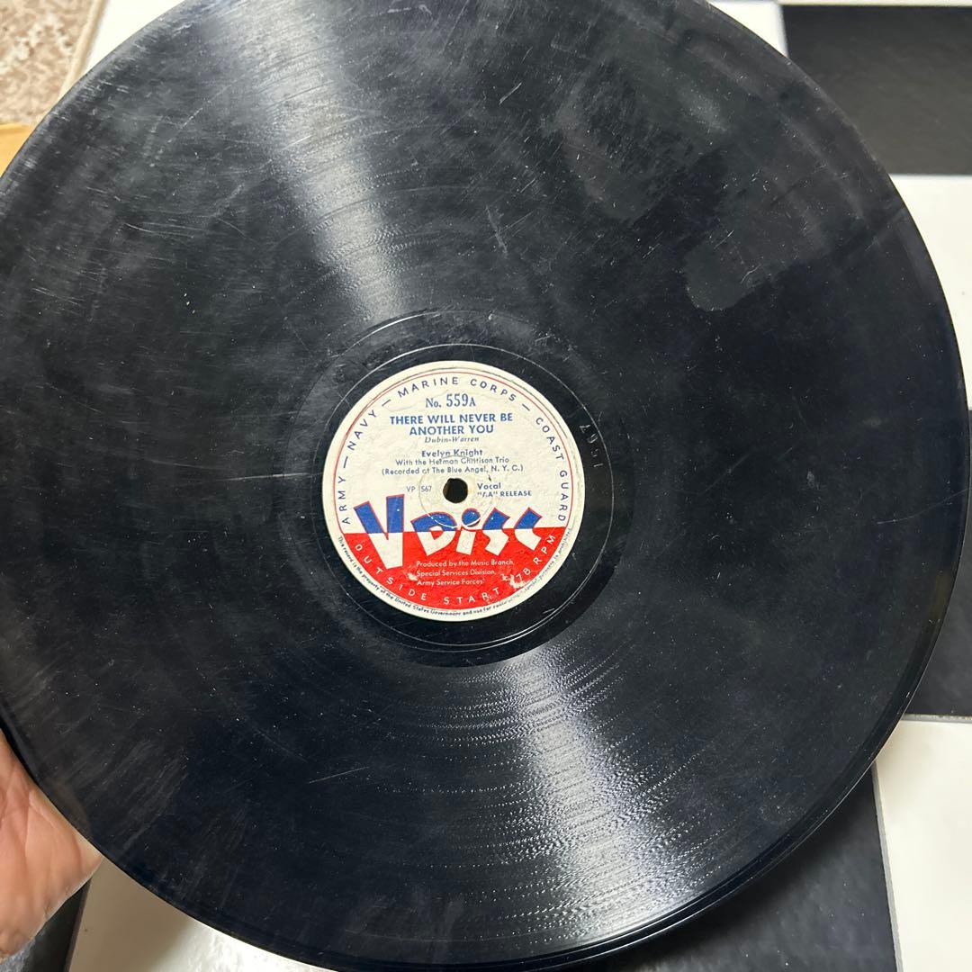 ②ジャズのV-Disc 6枚セット！SPレコード、SP盤、戦時中
