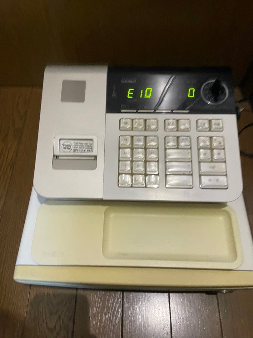CASIO 電子レジスター キャッシュドロワー付き　SE-S10