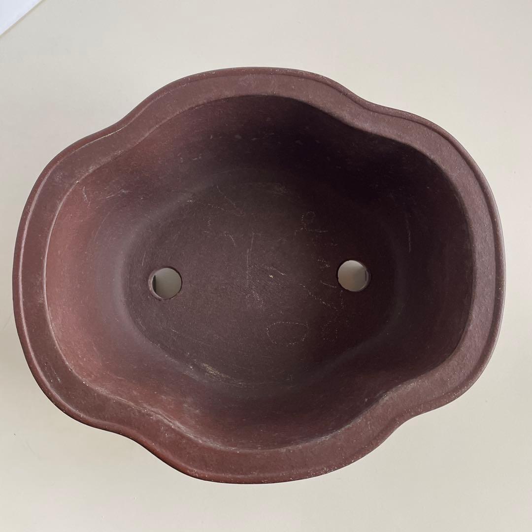 盆栽鉢　常滑焼　山秋