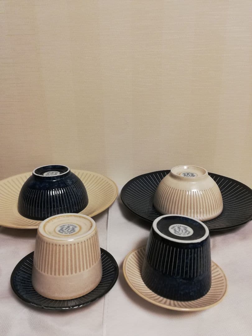 美濃焼 十草モダン食器セット 8P×2 イケア ニトリ