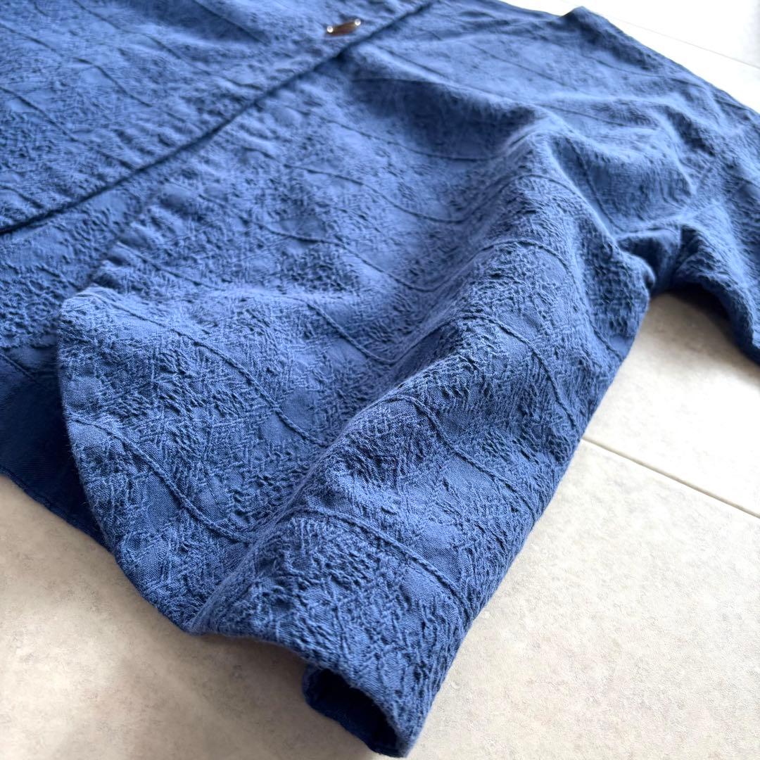tumugu: ツムグ コットン 刺繍 ボレロ ジャケット 羽織り 日本製