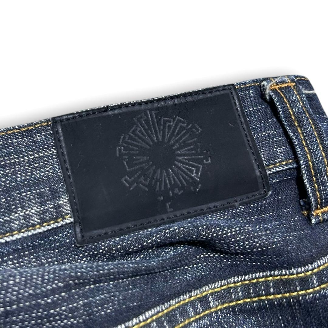 希少 00s TORNADO MART flared denim Y2K 鬼ヒゲ