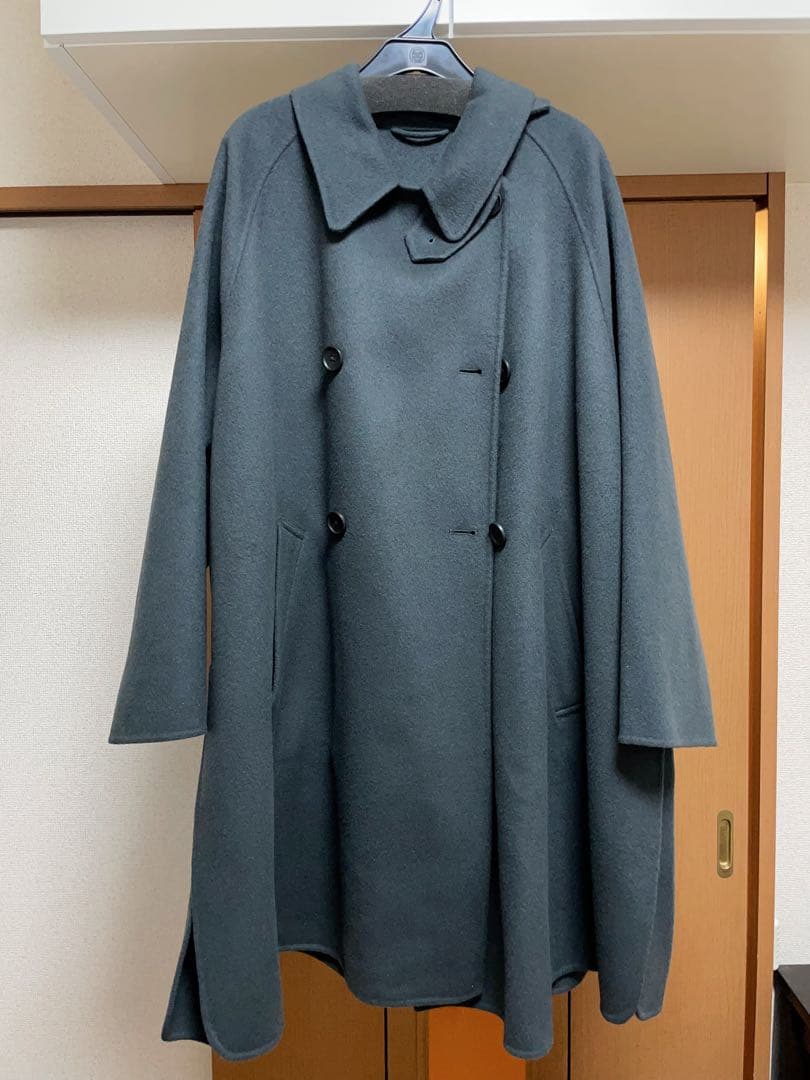 リバー ポンチョコート 23FW ダークグレー