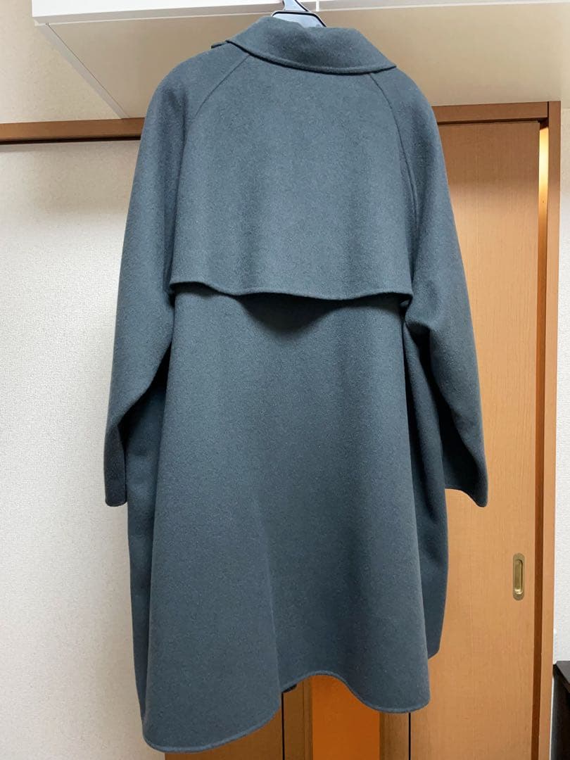 リバー ポンチョコート 23FW ダークグレー