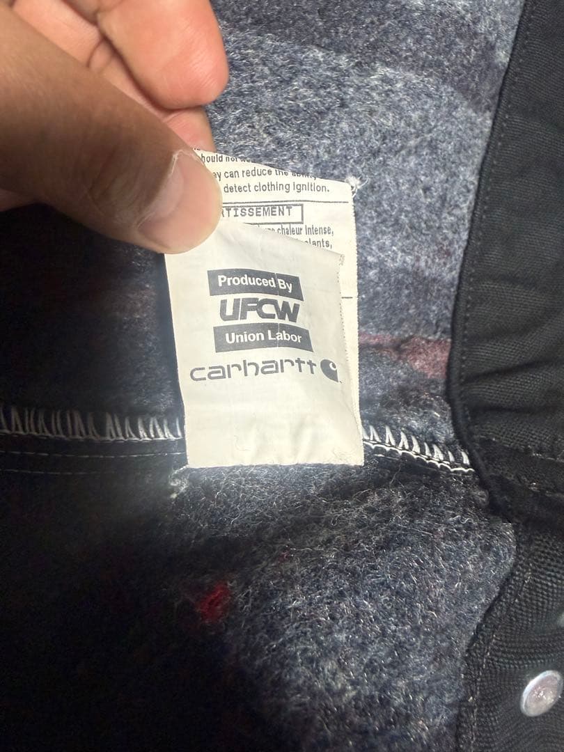 Carhartt ブラック ジャケット　デトロイトジャケット