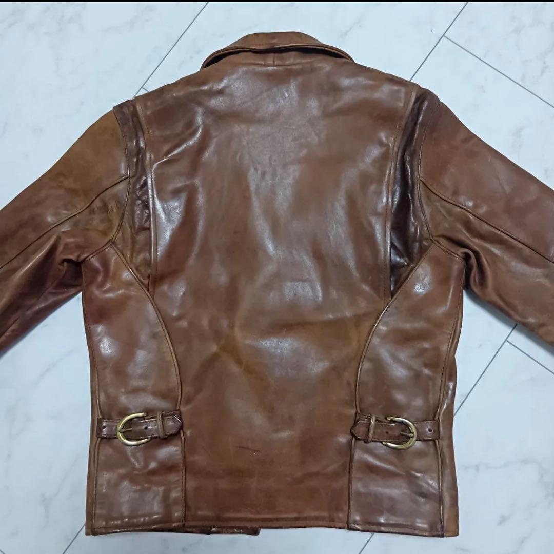 m*i様 再出品超希少 34 OLD VANSON ENFシングルライダース ホ