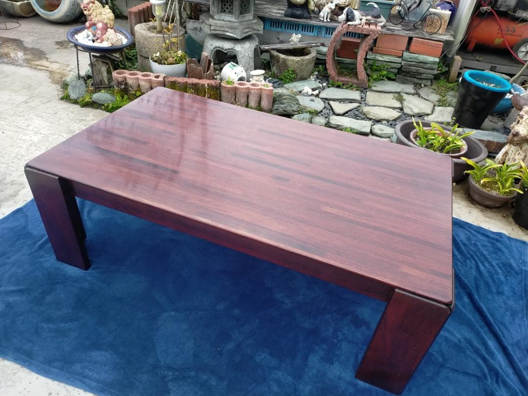 (配送/設置込み) オールドカリモク☆重厚☆無垢ウォールナット☆美品