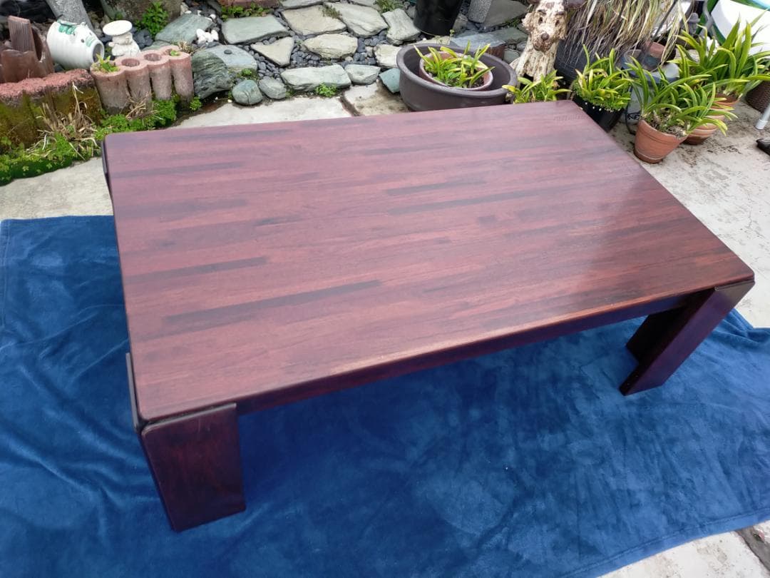 (配送/設置込み) オールドカリモク☆重厚☆無垢ウォールナット☆美品