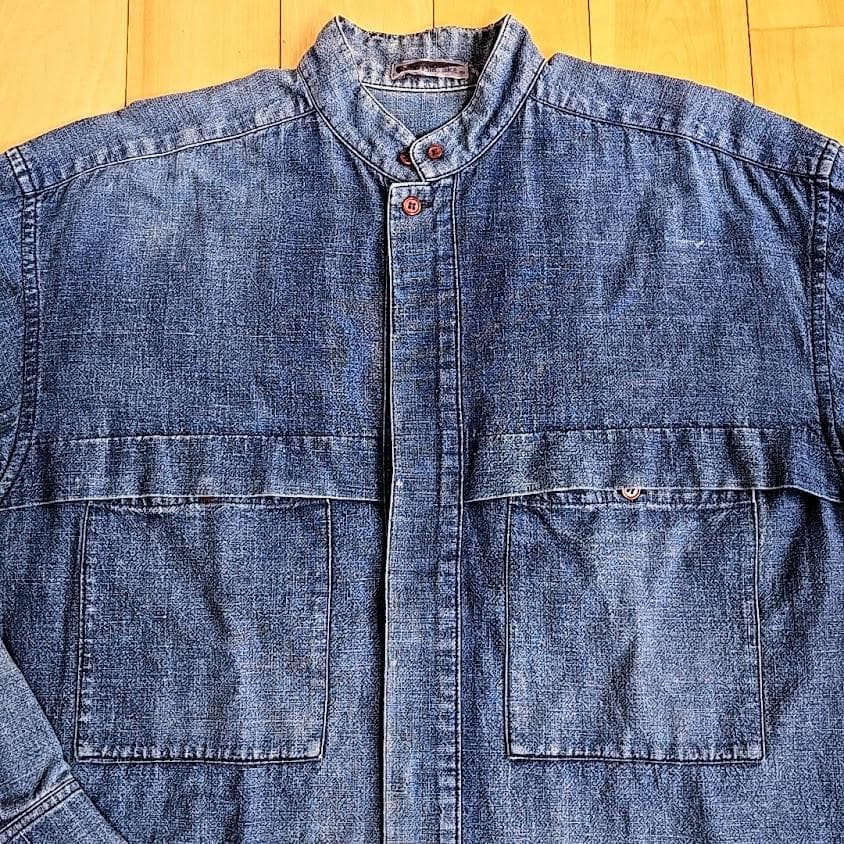 ISSEYMIYAKE MENイッセイミヤケ デニムシャツジャケットヴィンテージ