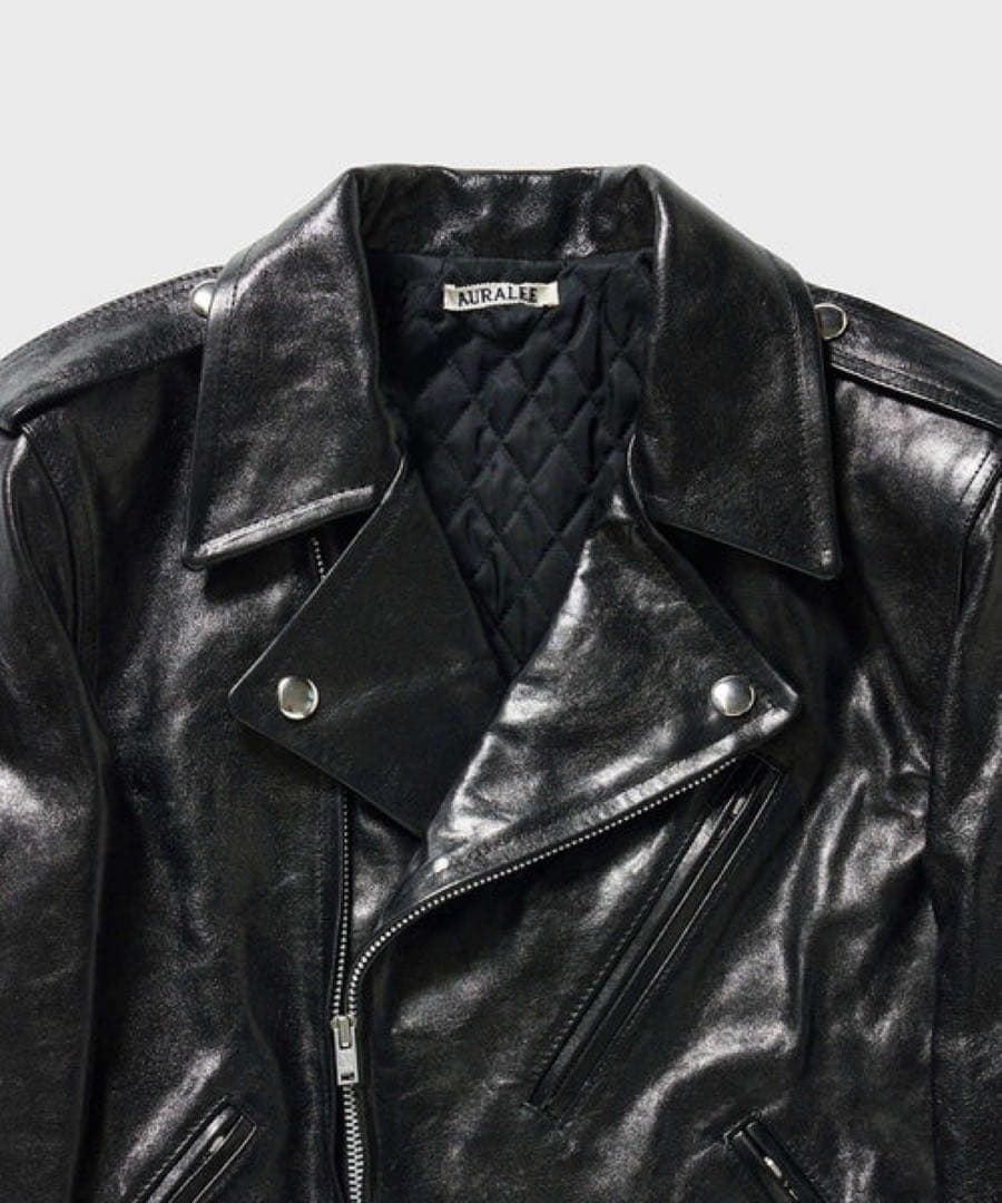 ジャケット・アウター 25aw AURALEE LAMB LEATHER RIDERS JACKET