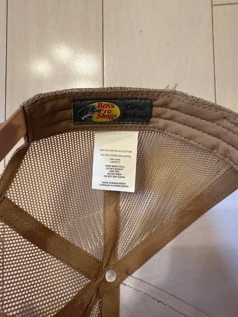 Bass Pro Shops メッシュキャップ ベージュ