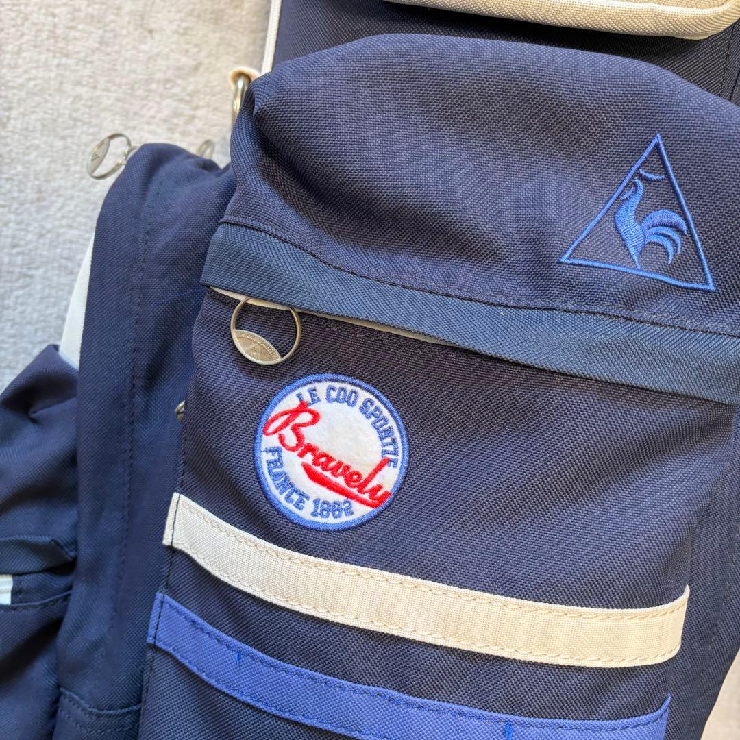 LE COQ SPORTIF ゴルフバッグ ネイビー　軽量　ルコック