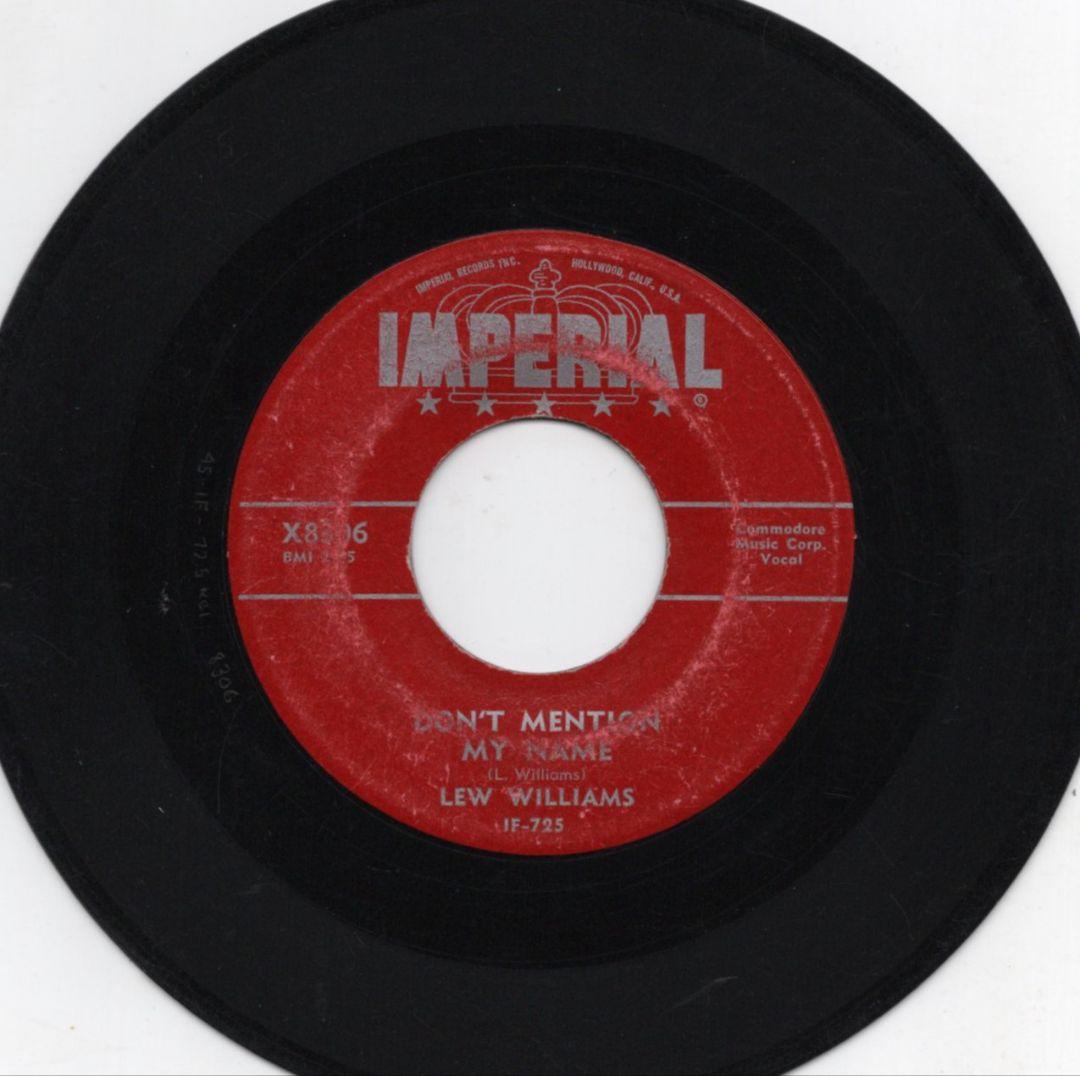 洋楽 LEW WILLIAMS - I'LL PLAY YOUR GAME