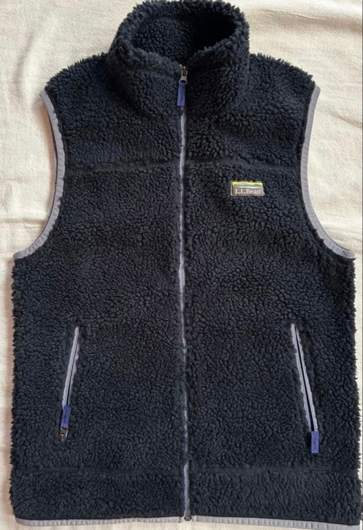 美品　llbean エルエルビーン　マウンテン パイル ボア フリース ベスト