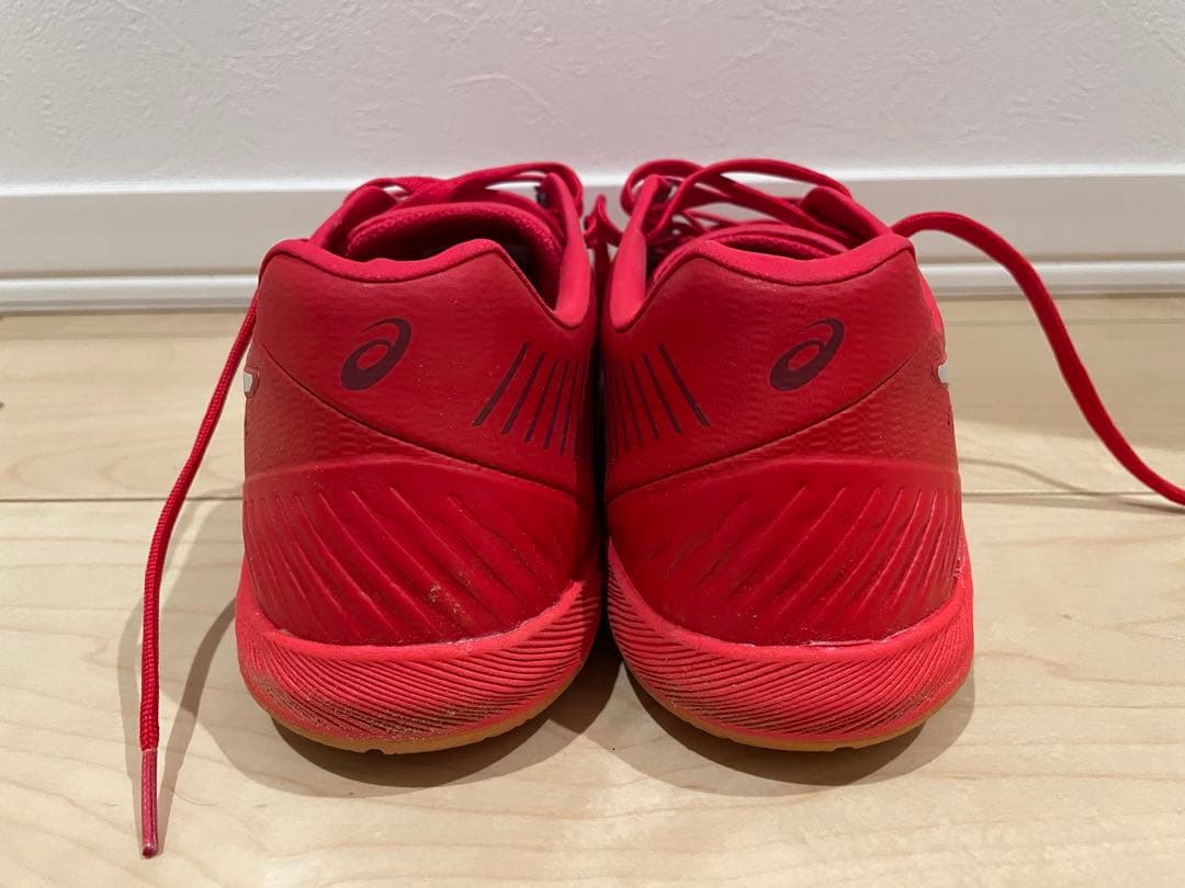 ASICS デスタッキ　FF クラシックレッド×ピュアシルバー　26.5cm