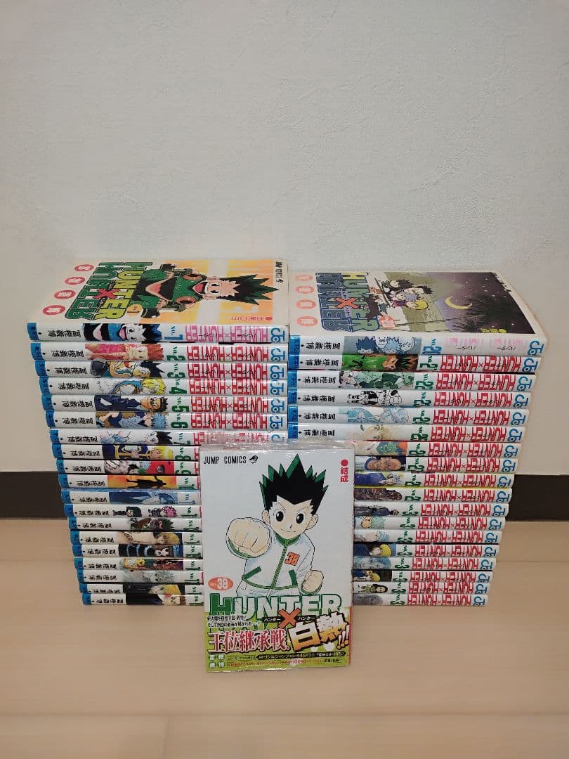 24時間以内発送！ハンター×ハンター 全巻セット1巻〜38巻　38巻のみ、未開封