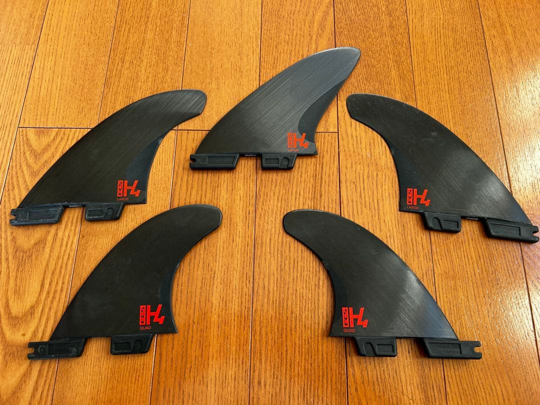 FCS II H4 FIN Lサイズ & QUAD REAR FINS