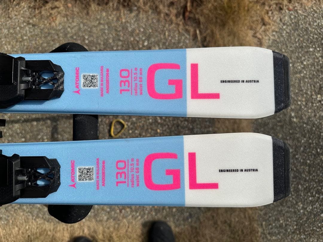 ATOMIC REDSTER GL 130cmスキー板　3点セット　バック付き