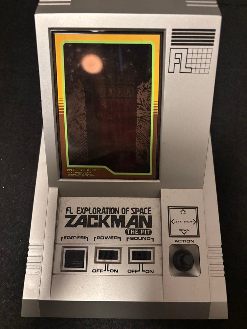 希少ゲーム　バンダイ 宇宙探検隊　ザックマン　昭和ゲーム　動作OK
